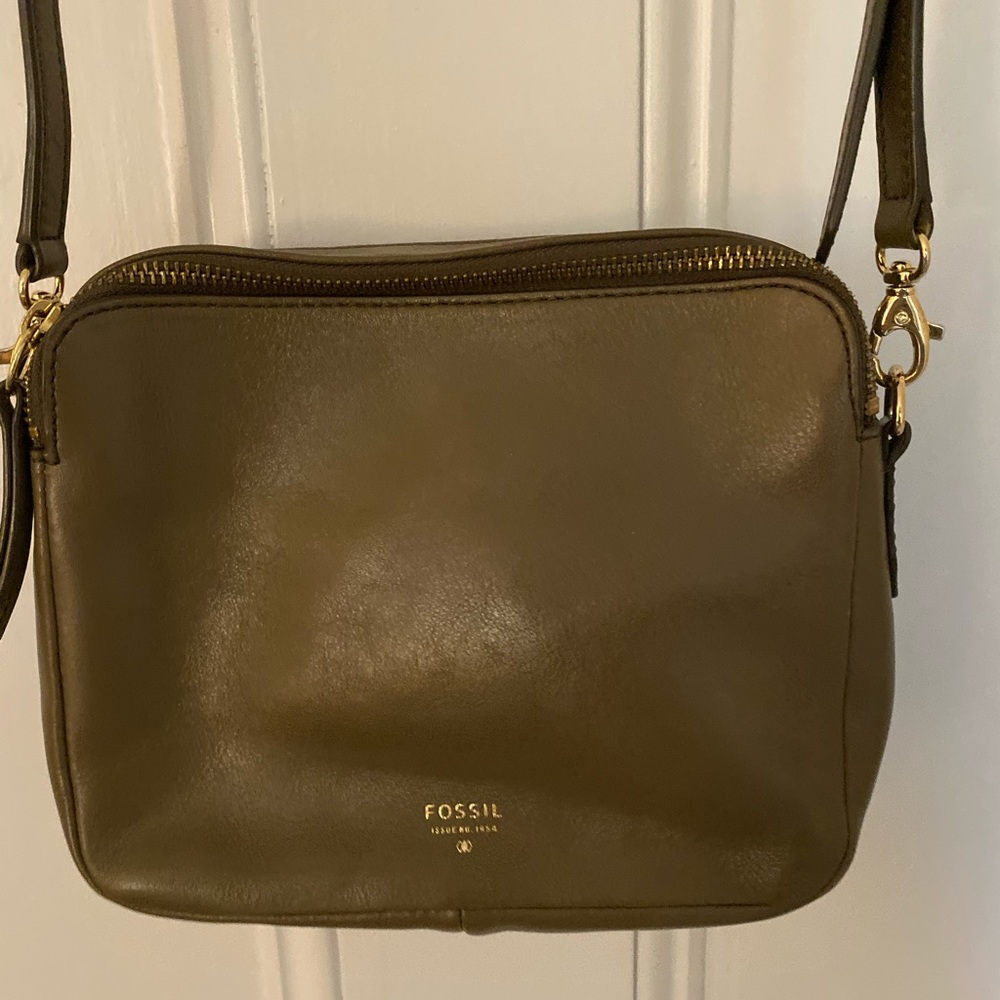 Fossil Leather Crossbody Bag